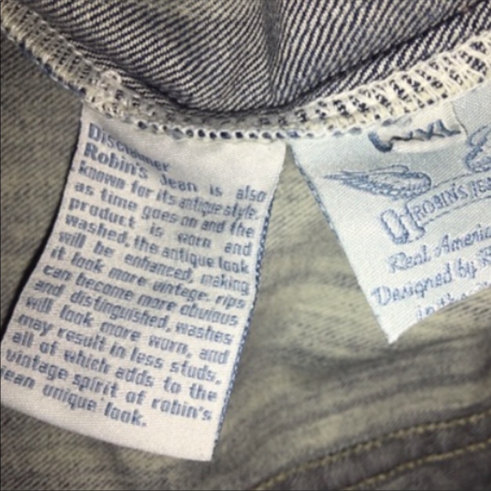 Robin's Jean Men jacket Designer 2XL - Picture 6 of 6